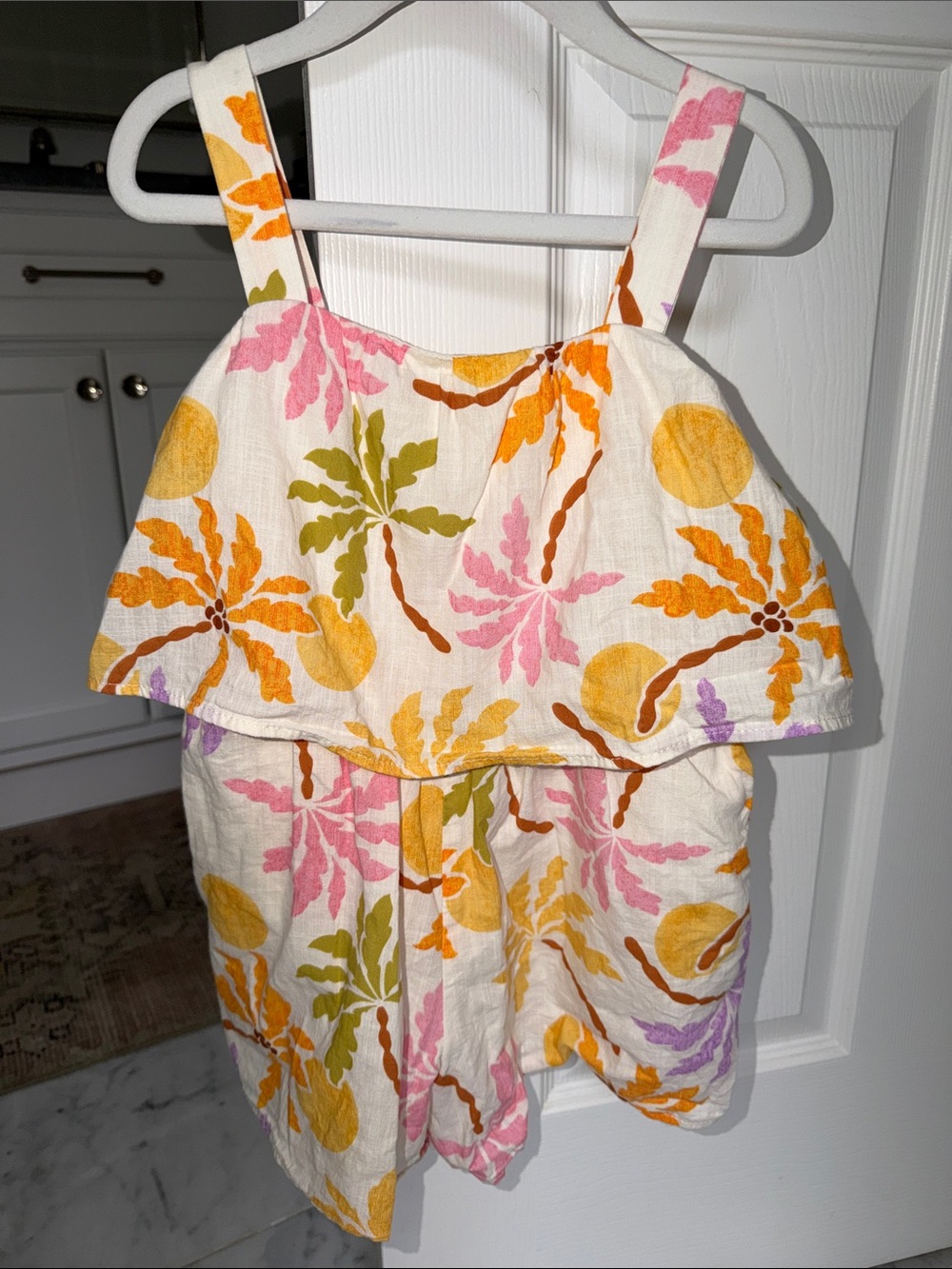 Zara girls’ tropical romper
